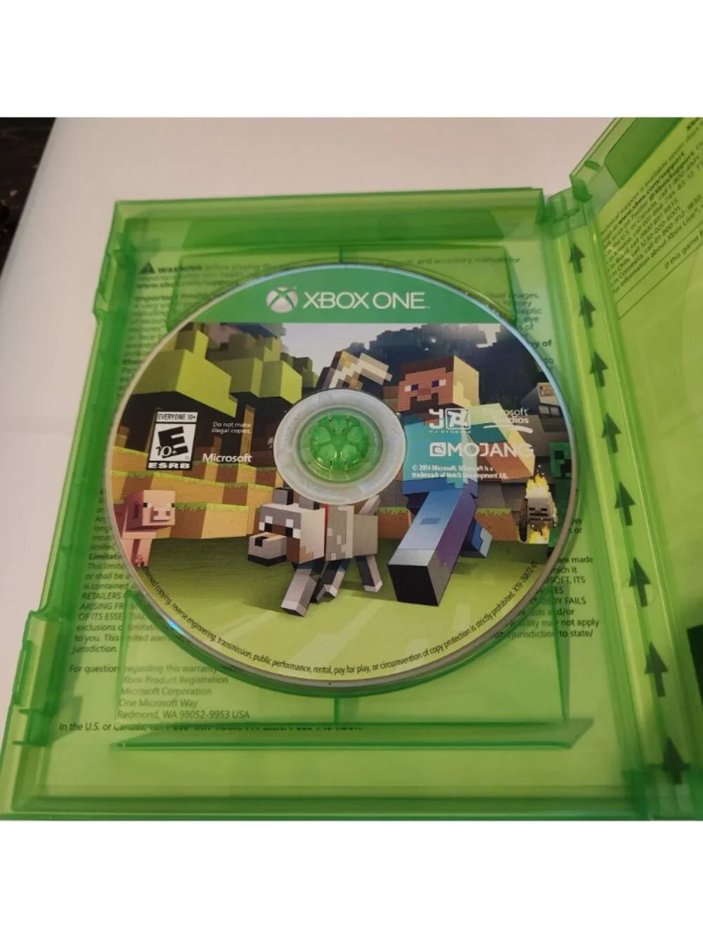 Xbox One  Minecraft  game videogame